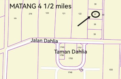 Agricultural land @ 4 1/2 miles Matang, Kuching for SALE