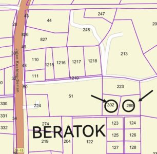 Agricultural Vacant land at 20th miles Beratok, Kuching for SALE